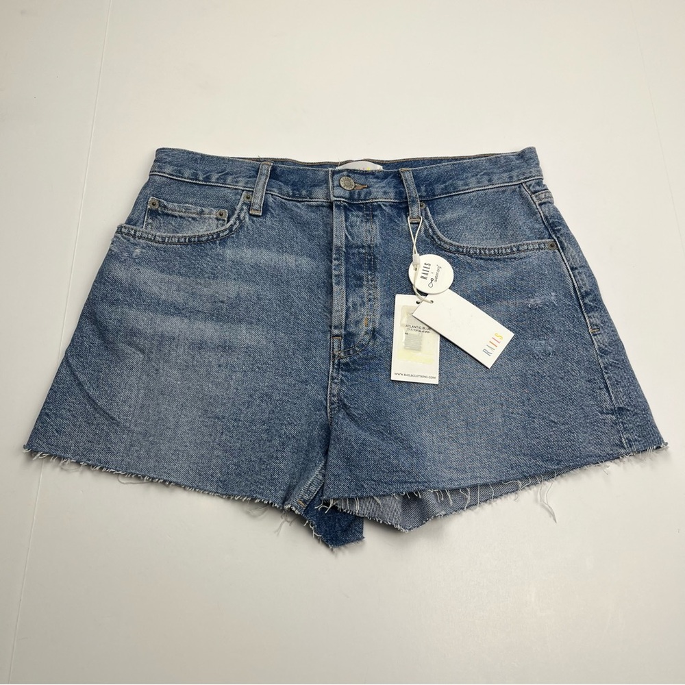 Rails The Fairfax High Rise Cut Off Short Womens Size 29 Blue Denim NEW